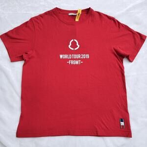 Moncler Genius 7 Moncler x Fragment 'World Tour 2019' T-shirt Red | MSRP $300